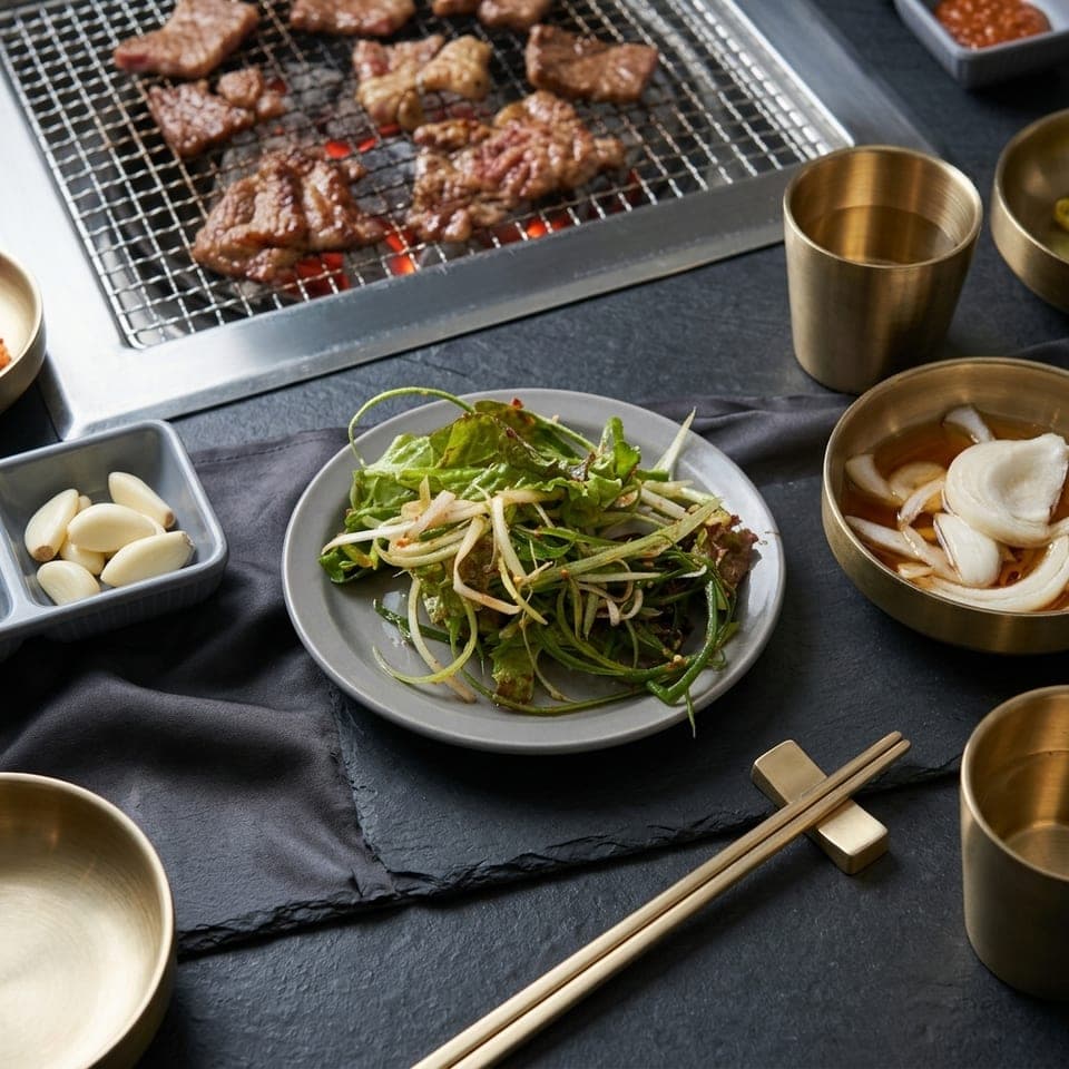 얼치기 밑반찬 파채무침