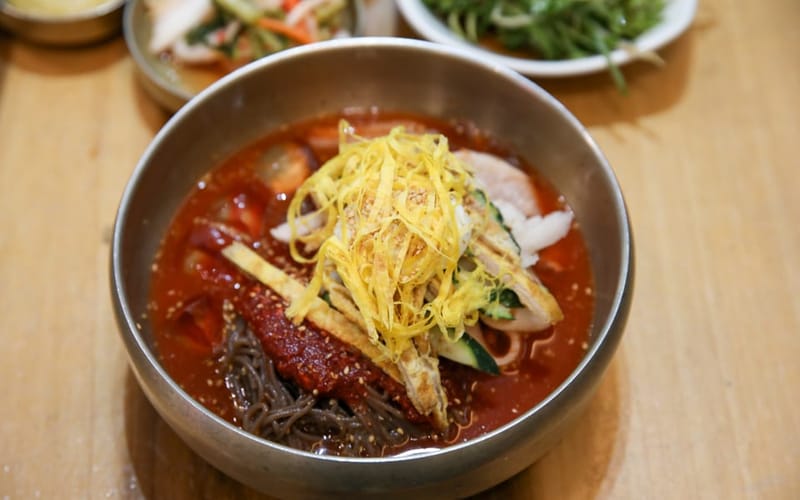 진주 섞음냉면, 물냉면과 비빔냉면 사이의 세 번째 답 대표 사진 미리보기 (진주 비빔냉면 글에서 이어짐)