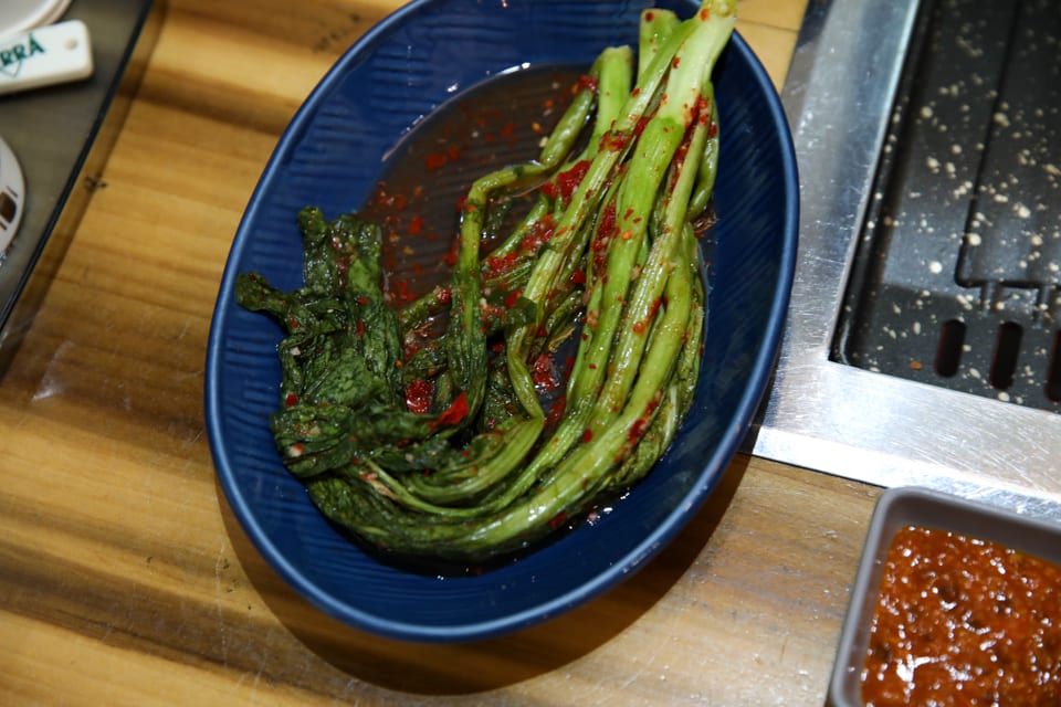 진주 얼치기 직접 담근 열무김치 반찬, 진주 비빔냉면 안내