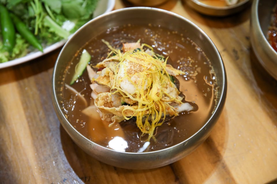 진주 얼치기 살얼음 동치미 육수의 원조 진주 물냉면, 진주냉면 육수 안내 2번째 컷