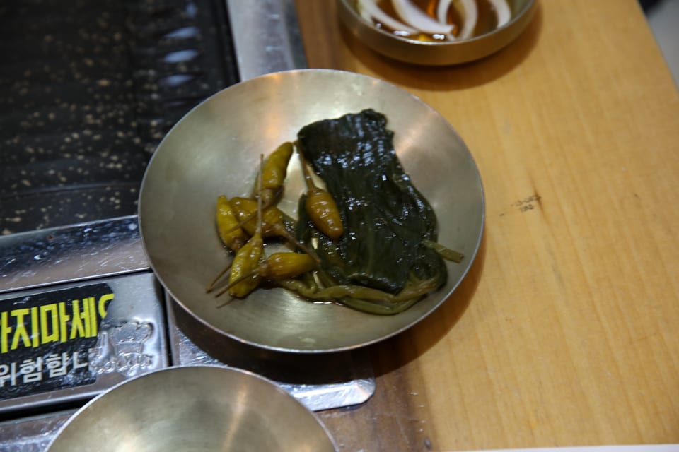 진주 얼치기 명이나물 장아찌 반찬, 진주 석쇠불고기 안내