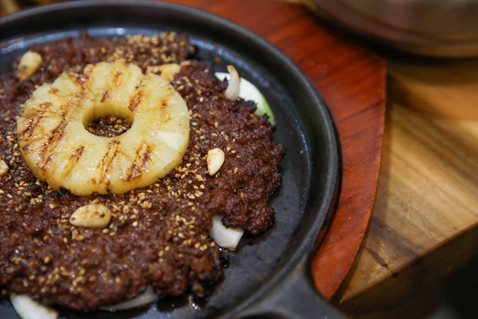 진주 얼치기 불향 입힌 석쇠불고기 한 접시, 진주 석쇠불고기 안내 5번째 컷