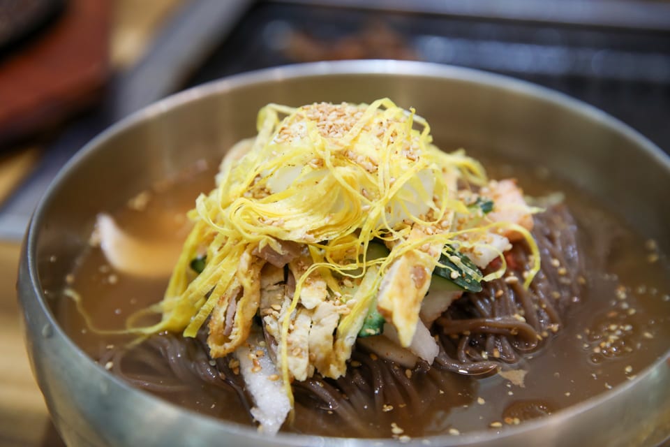진주 얼치기 살얼음 동치미 육수의 원조 진주 물냉면, 주약동 맛집 안내