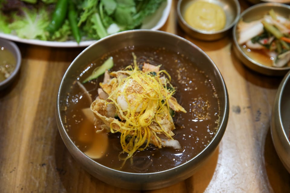 진주 얼치기 살얼음 동치미 육수의 원조 진주 물냉면, 진주 제일병원 근처 맛집 안내