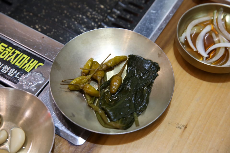 진주 얼치기 명이나물 장아찌 반찬, 진주 제일병원 근처 맛집 안내