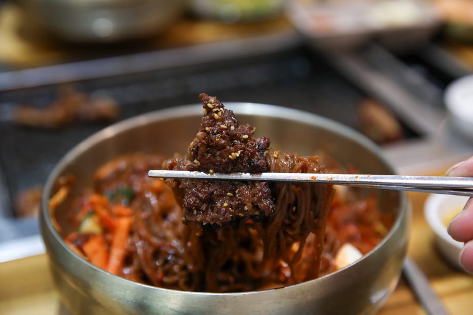진주 얼치기 불향 입힌 석쇠불고기 한 접시, 진주 데이트 맛집·저녁 모임 안내