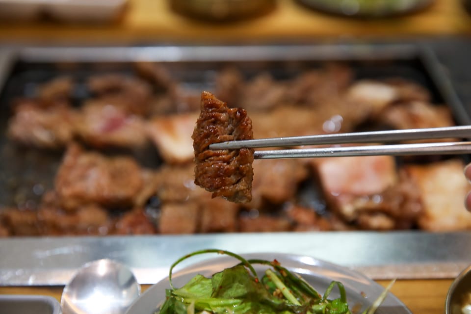 진주 얼치기 잘 익은 소양념갈비 한 점, 진주 가족외식 안내