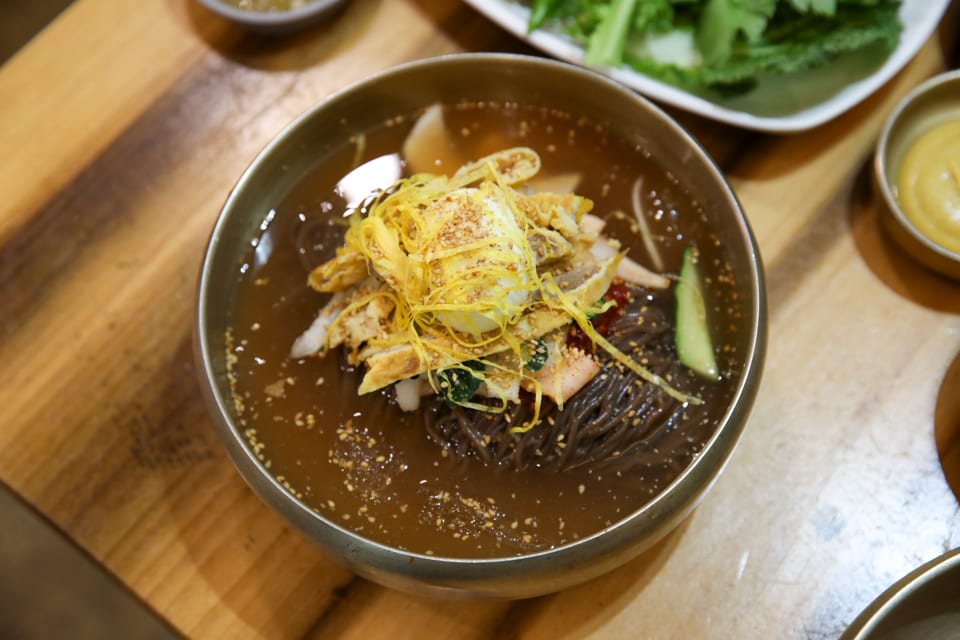 진주 얼치기 살얼음 동치미 육수의 원조 진주 물냉면, 진주 주차 되는 맛집 안내